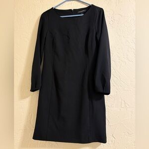 Banana Republic Classic Black Long Sleeve Dress